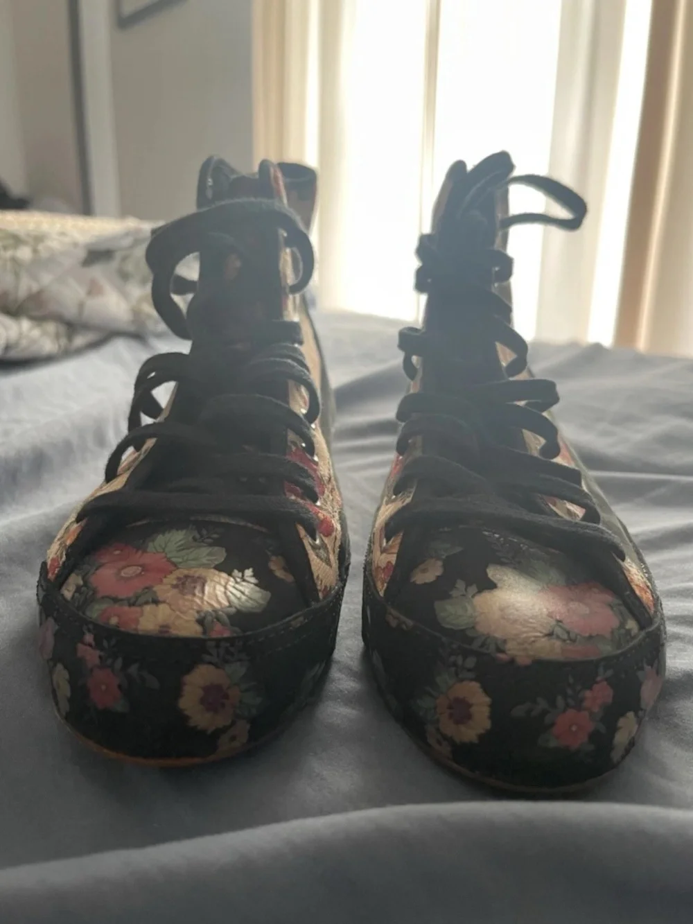 Converse Chuck Taylor All Star Sasha High Floral Bloom Size 6.5 Fairygrunge Boho - Picture 2 of 9